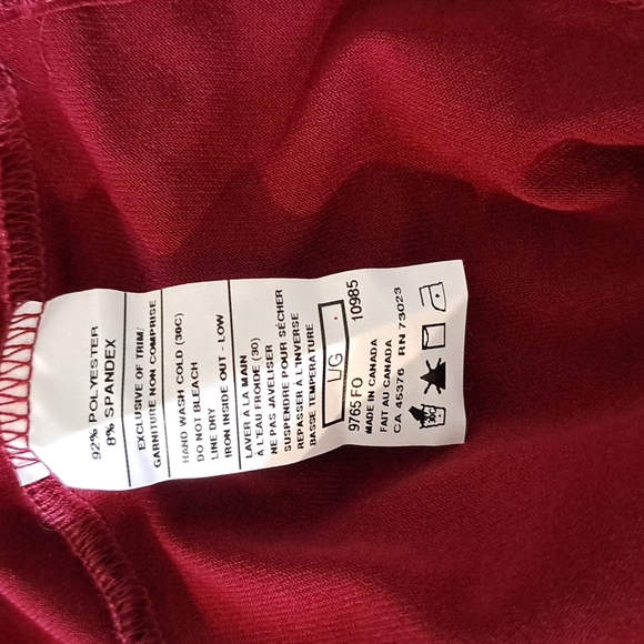 Suzy Shier Sparkly Red Top - Picture 7 of 7